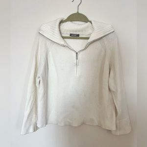 Cream Quarter Zip